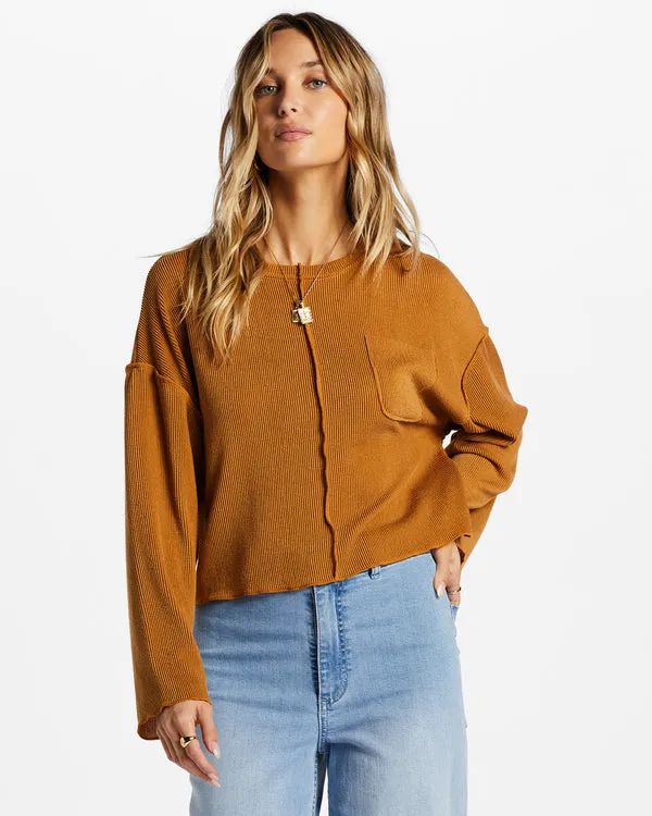 Women's You Seam Happy Rib Knit Top