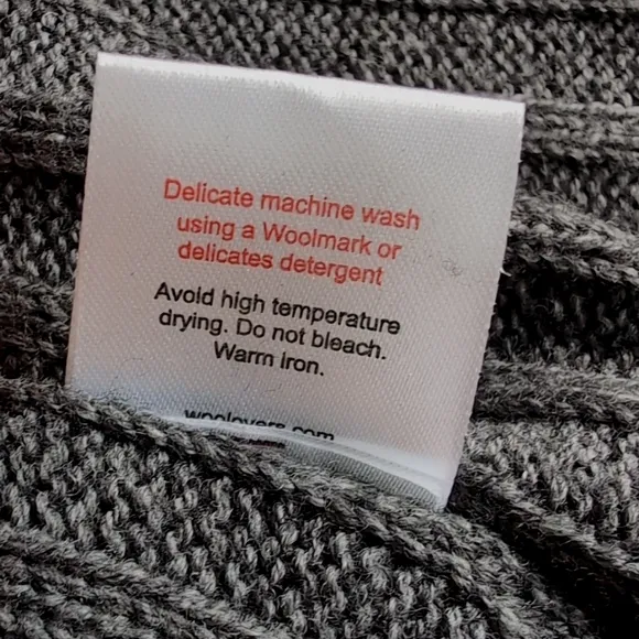 WoolOvers Cashmere Merino Blend Cable &amp; Ribbed Knit Women's One Size Poncho