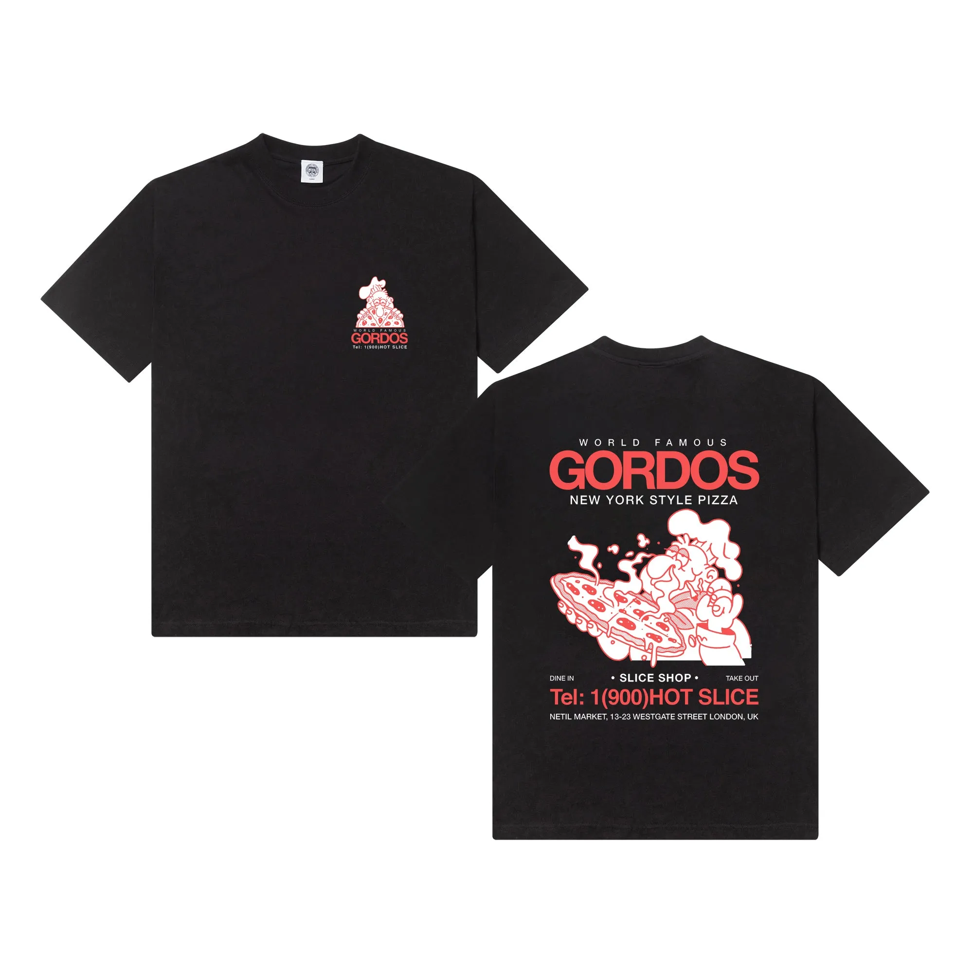 World Famous Gordos 'Gordos' Tee - Black