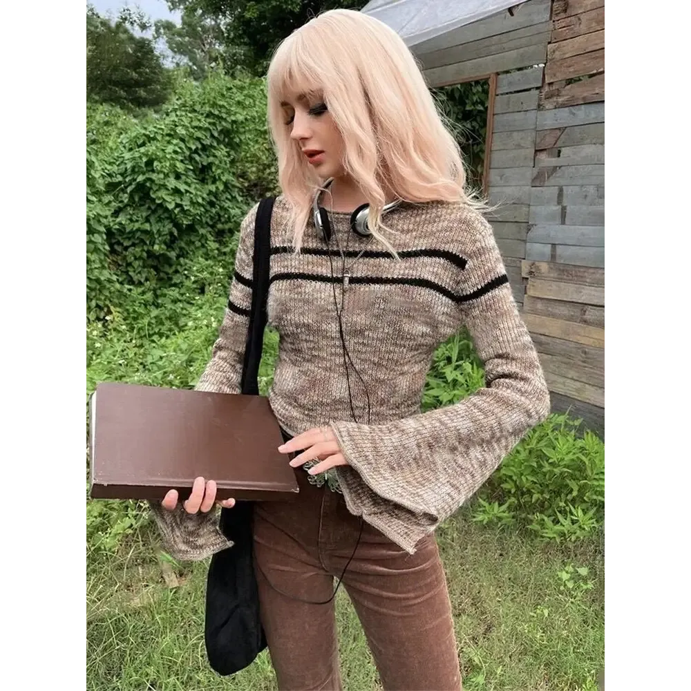 Y2K Full Zip Jumper for Stylish Autumn Days and Nights