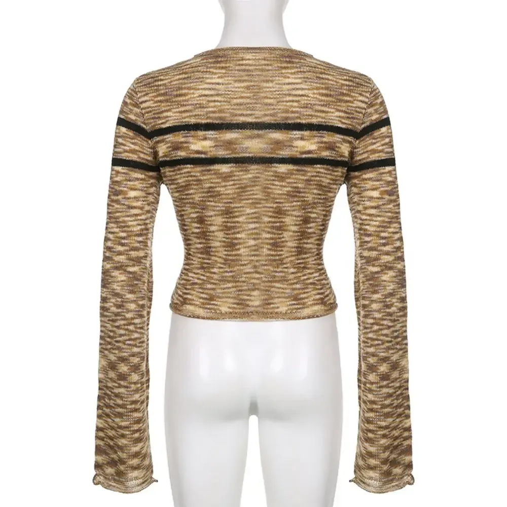 Y2K Full Zip Jumper for Stylish Autumn Days and Nights
