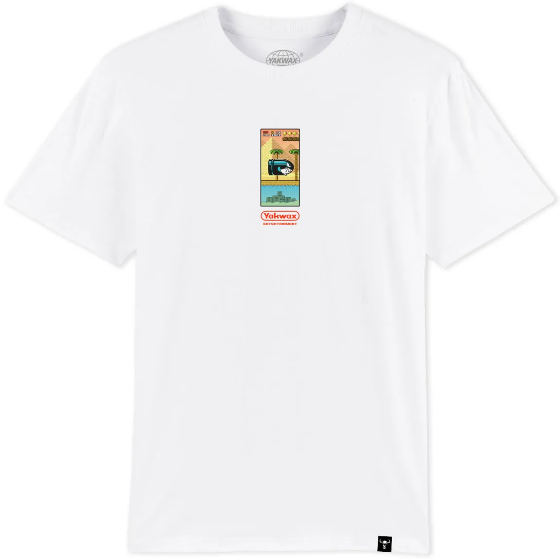 Yakwax Entertainment Pyramid T-Shirt - White