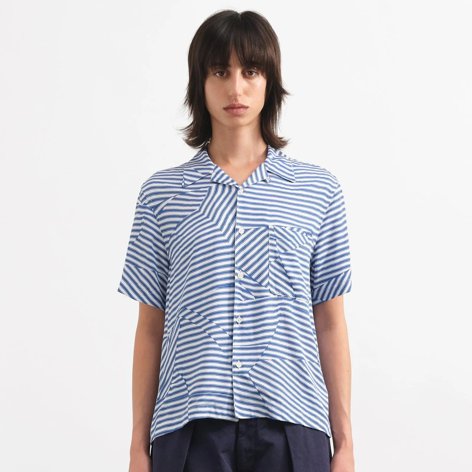 YMC Vegas Shirt Blue