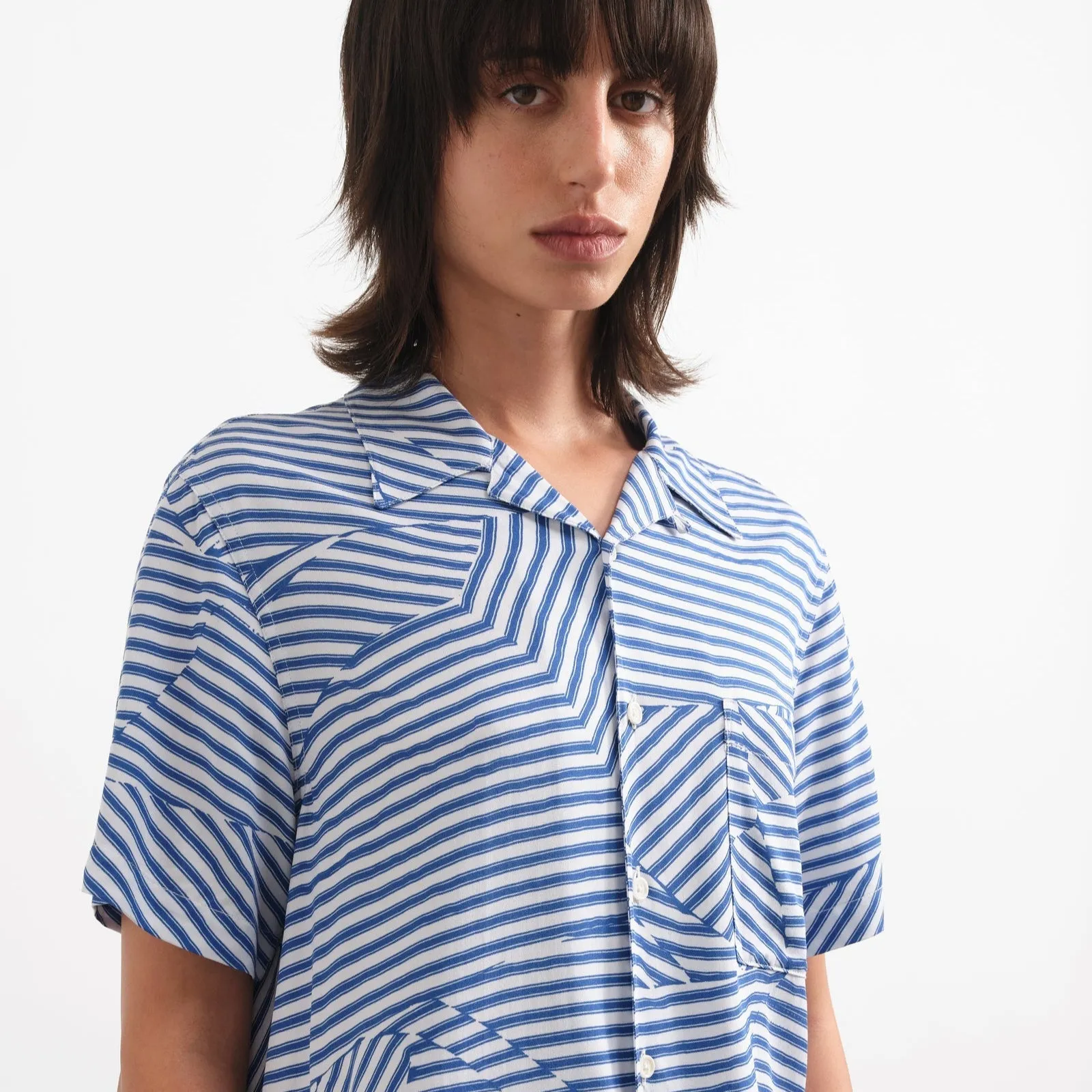YMC Vegas Shirt Blue