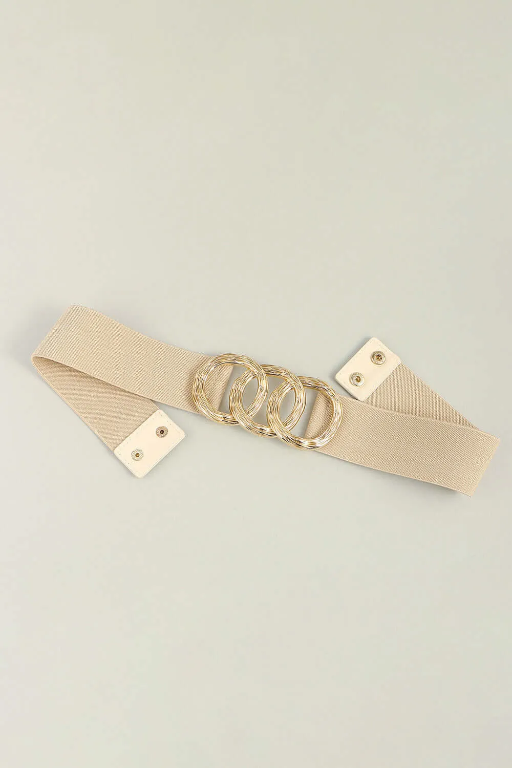 Zinc Alloy Buckle Elastic Wide Belt – Bold Waist Cincher