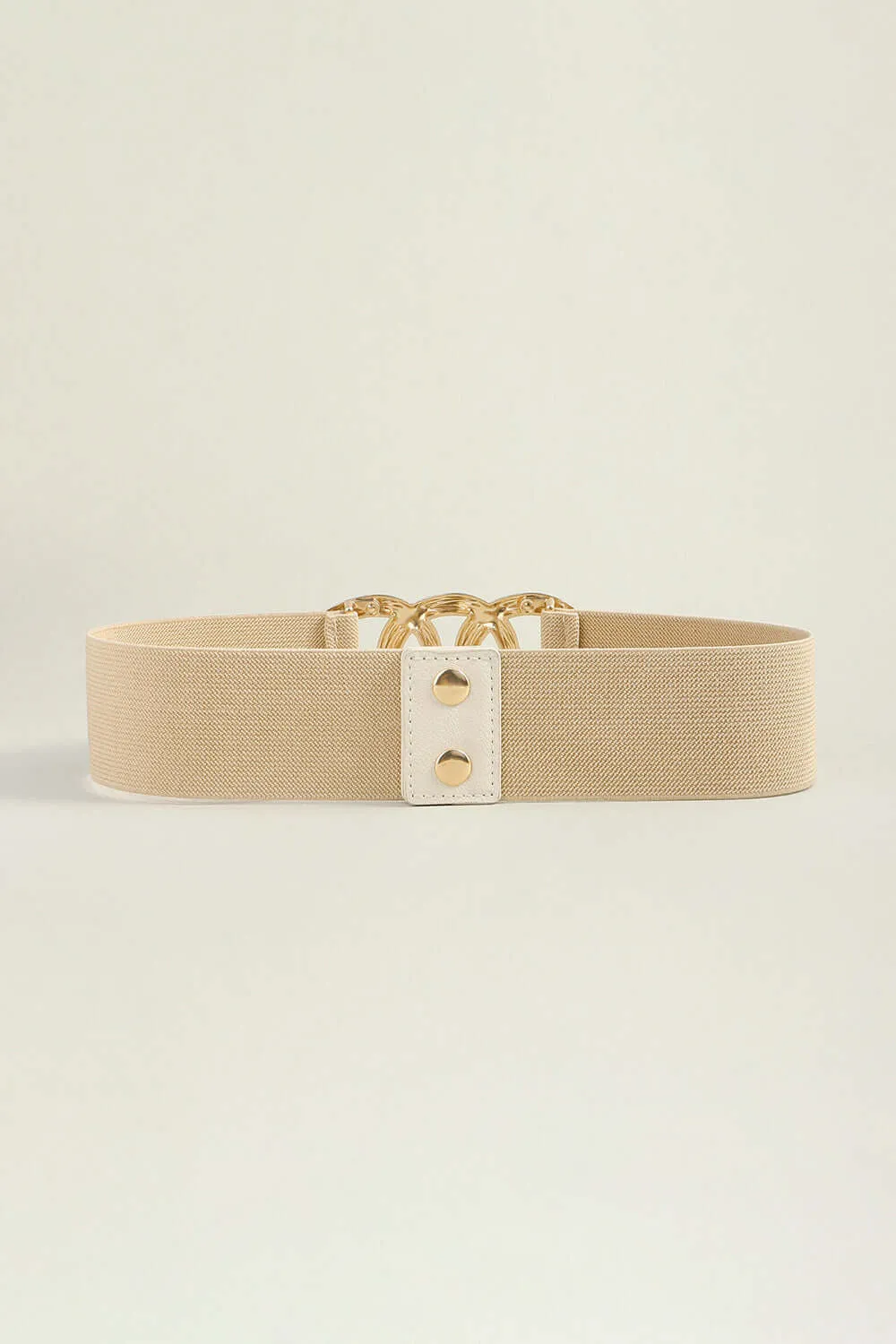 Zinc Alloy Buckle Elastic Wide Belt – Bold Waist Cincher
