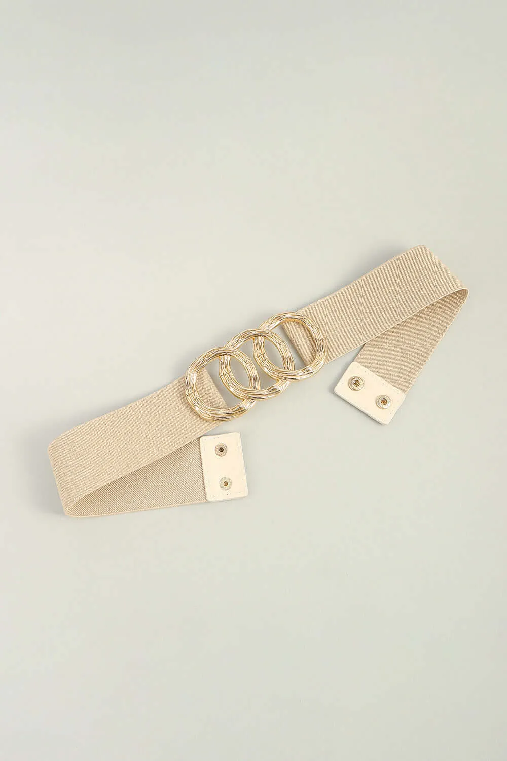 Zinc Alloy Buckle Elastic Wide Belt – Bold Waist Cincher