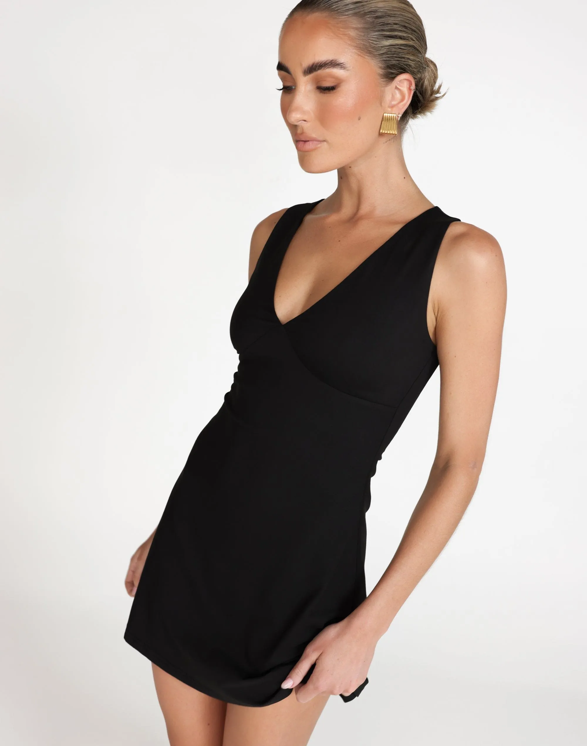 Zira Mini Dress (Black)