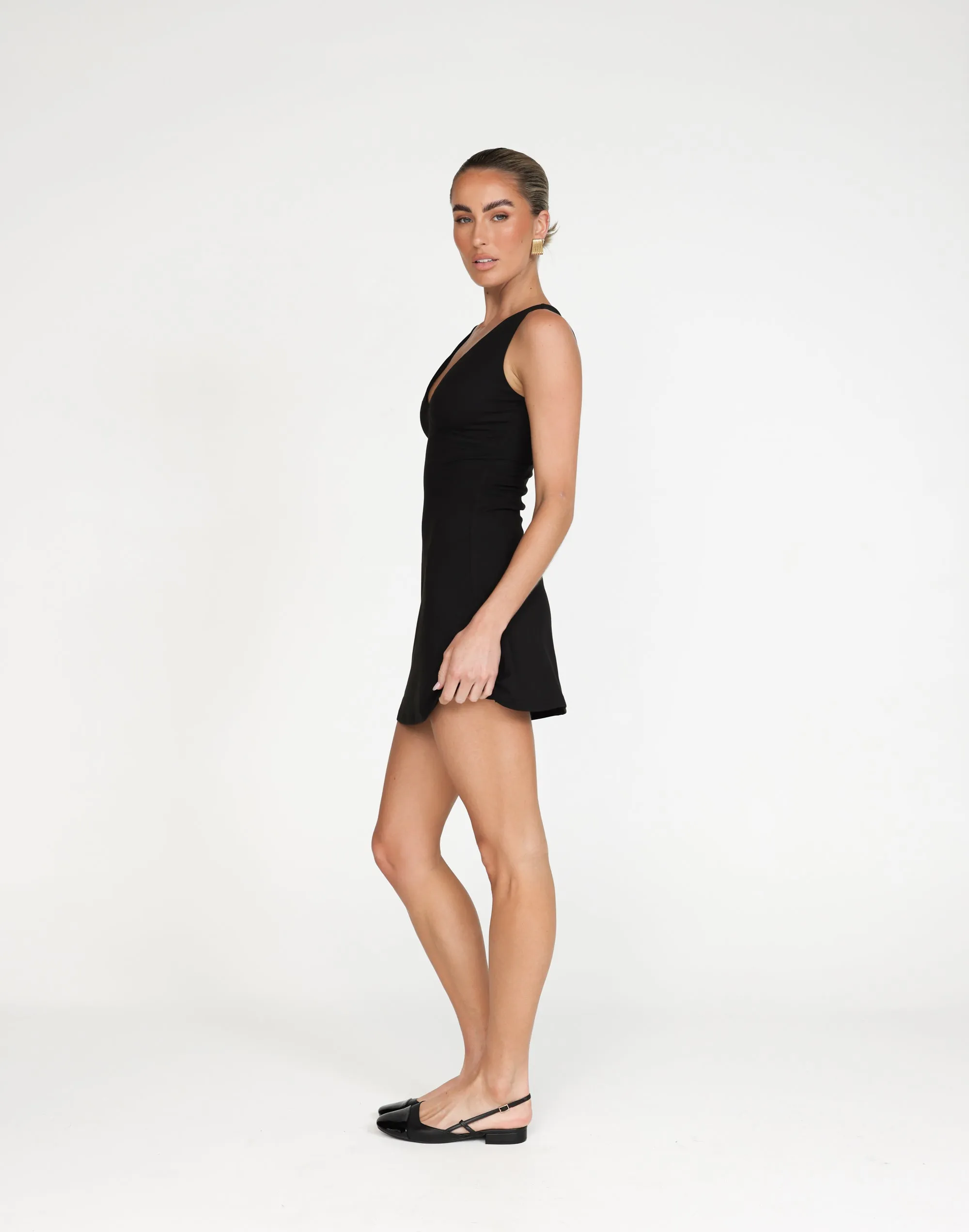 Zira Mini Dress (Black)